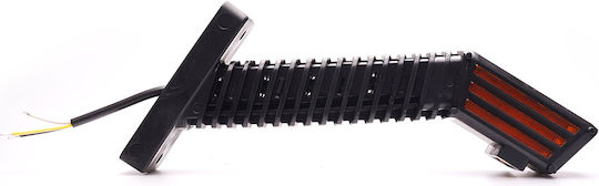 Led Triple Side Volume Light Horn Type Long Was Flash Function 12v24v Right