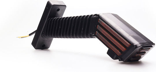 Led Triple Side Volume Light Horn Type Long Was Flash Function 12v24v Right