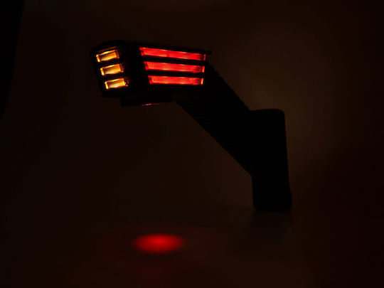 Led Triple Side Volume Light Horn Type Long Was Flash Function 12v24v Left