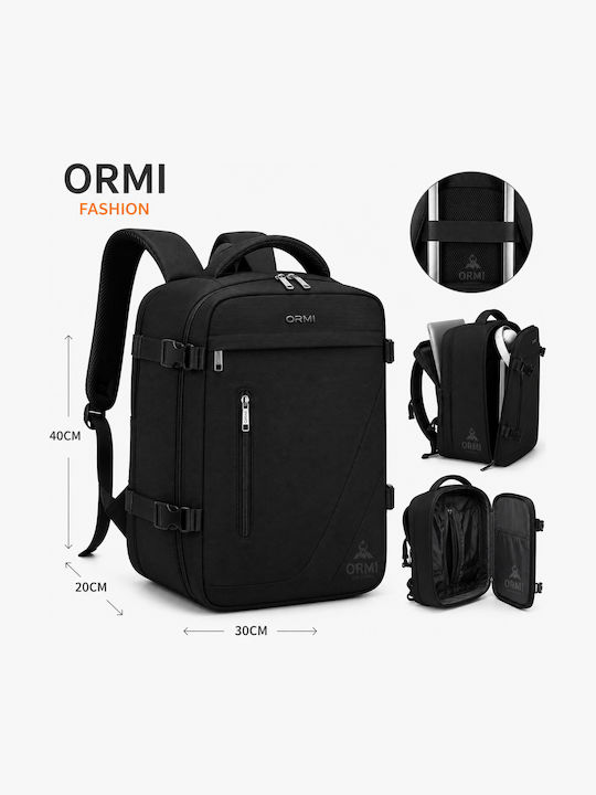 Ormi Rz29053 Σακίδιο Πλάτης Ταξιδιού 40x20x30cm Cabin Size Σύστημα Συμπίεσης Αέρα Θήκη Laptop & Μεγάλη Χωρητικότητα Μαύρο Ormi Rz29053 Σακίδιο Πλάτης Ταξιδιού 40x20x30cm Cabin Size Σύστημα Συμπίεσης Αέρα Θήκη Laptop & Μεγάλη Χωρητικότητα Μαύρο