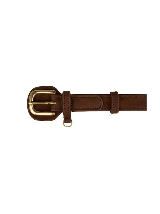 William Walker Waterproof Leather Dog Collar Nubuck Brown Heritage Collection Medium 38cm