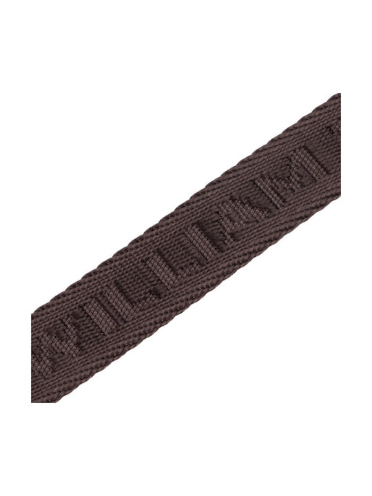 William Walker Hundehalsband Jacquard Nylon Erdbraun Leicht & Vegan XXSmall XSmall 22-32cm