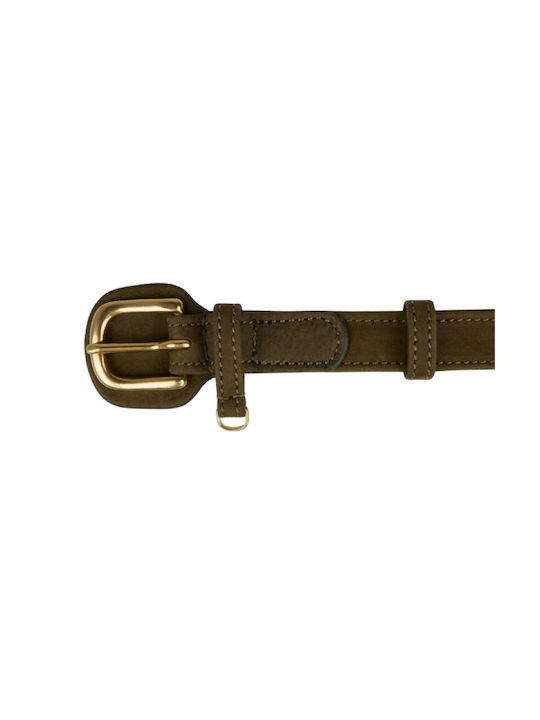 William Walker Waterproof Leather Dog Collar Nubuck Green Heritage Collection Large 43cm