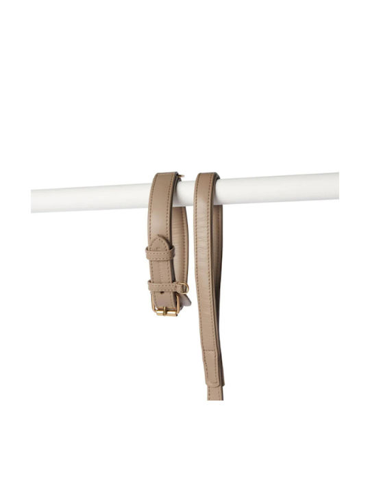 William Walker Leather Dog Collar Beige Plain Collection Size Small 31cm