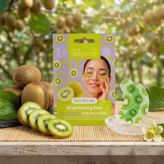 Idc Go Vegan Brightening Kiwi Vitamin C Eye Patches Vitamin C & Kiwi Extract Eye Patches 1 Pair