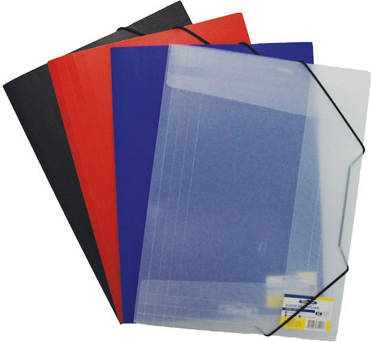 Office 1 Folder Pp Elastic Red