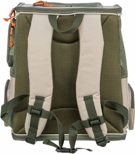 Trixie Dog Backpack for Carrying a Dog up to 10kg Green W42xD40xH30cm