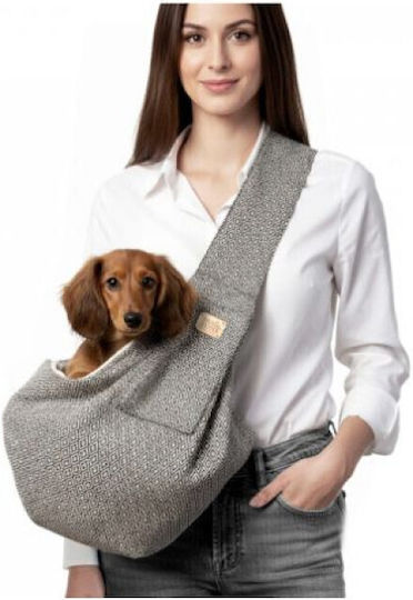 Milk & Pepper Shoulder Bag for Dog Carrying Beige L55xW21.5cm