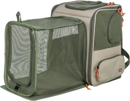 Trixie Dog Backpack for Carrying a Dog up to 10kg Green W42xD40xH30cm