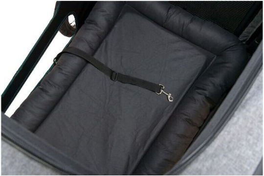 Trixie Waterproof Bicycle Trailer for Dog Transport up to 45kg Grey Length 80cm