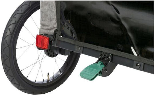 Trixie Waterproof Bicycle Trailer for Dog Transport up to 45kg Grey Length 80cm