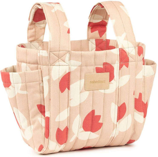 Nobodinoz Beige Stroller Bag Hyde Park