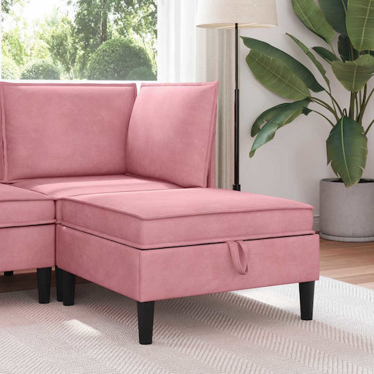 Fußhocker mit Stauraum Rosa Fußhocker mit Stauraum Rosa
