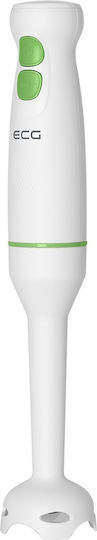 ECG Blender de mână cu tijă din plastic 400W alb