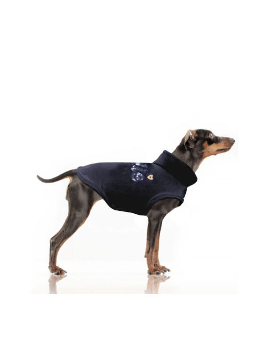 Milk & Pepper Tricou pentru Câine Catifea Flavie Albastru 35