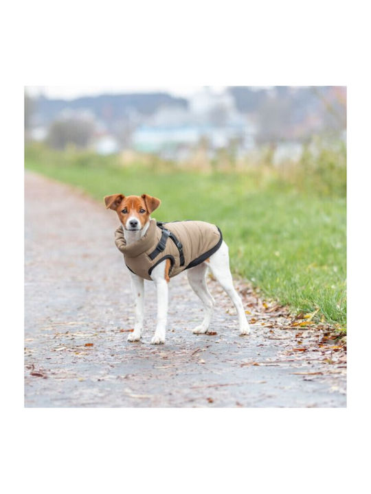 Trixie Dog Coat Beige Back Length 33 cm