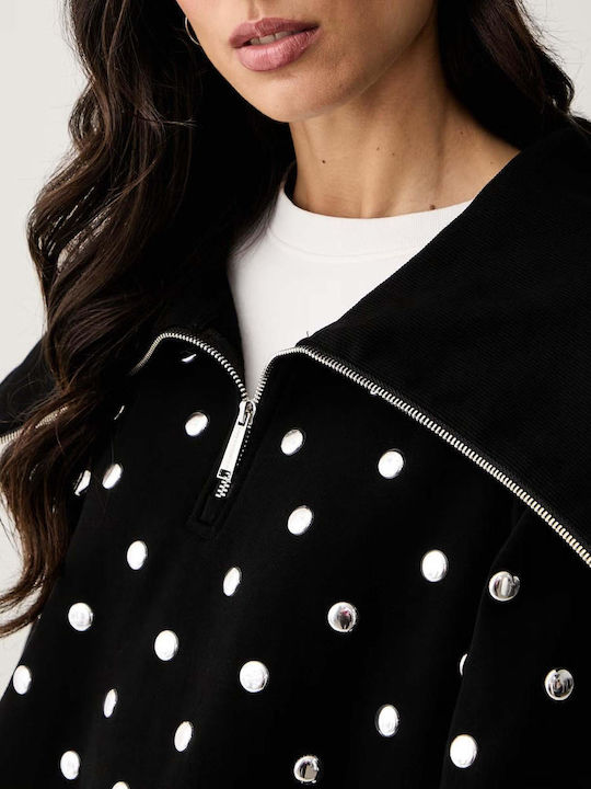Дамски Суитшърт Stud Detail