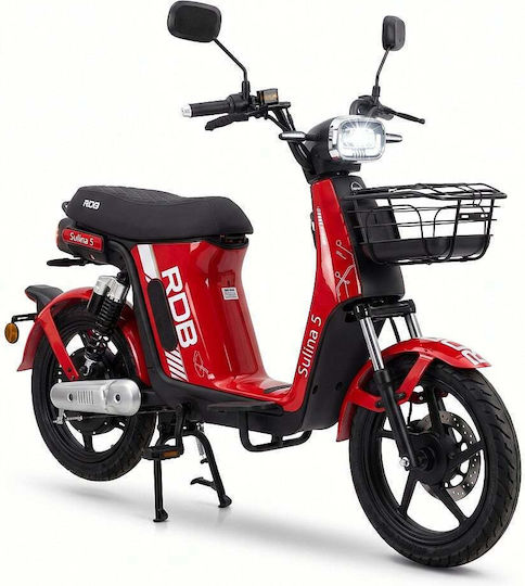 Velogreen Ηλεκτρικό Scooter Ισχύος 800W Πράσινο Χρώμα