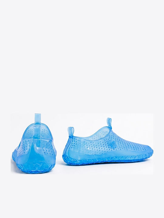 255314 Love4shoes Damen Strandschuhe Hellblau