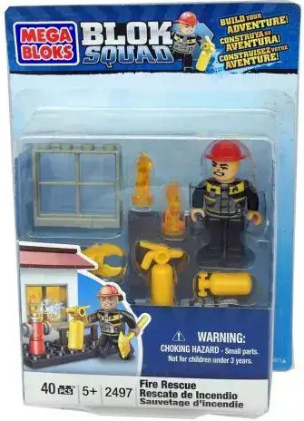 Mega Bloks Конструктори Blok Squad Hero Firefighter за 5+ Години 40 бр