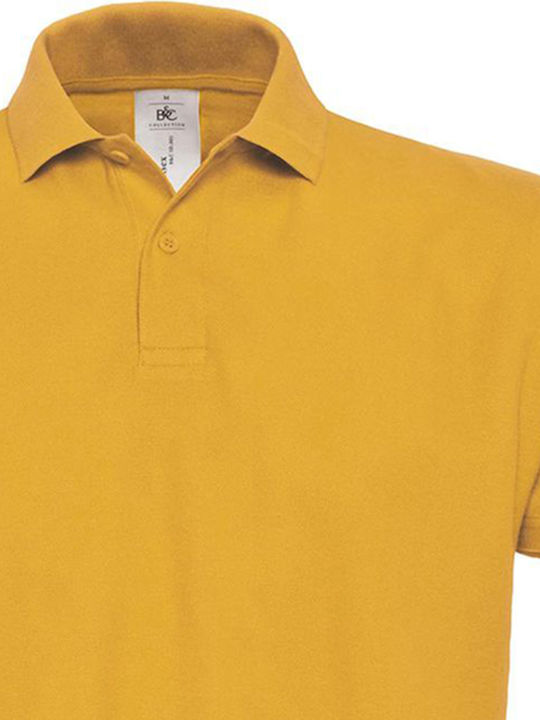 B&C Id.001 Ανδρικό Διαφημιστικό T-shirt Κοντομάνικο Chili Gold
