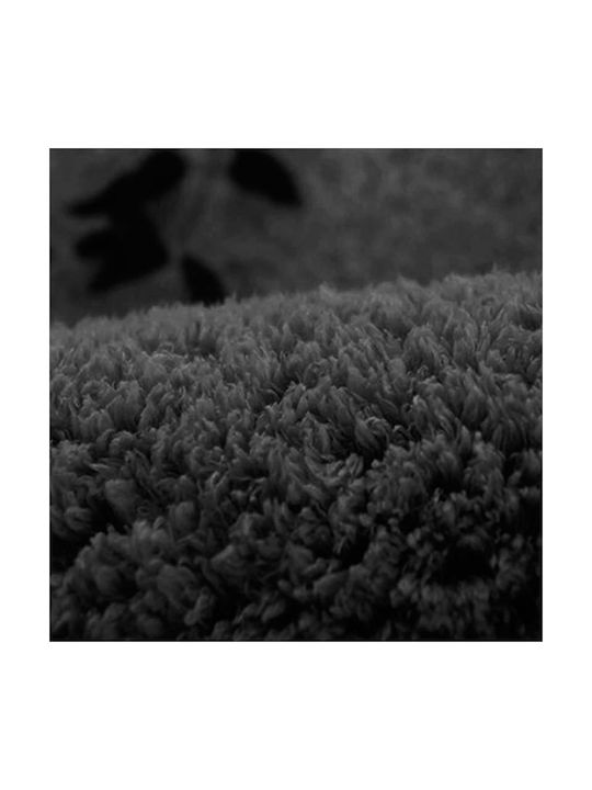 Strado Alpaca Rectangular Black Rug 140x200cm