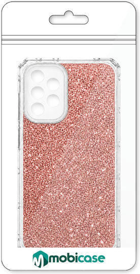 Glitter Handyhülle 3in1 Samsung Galaxy A13 4G Rose Gold