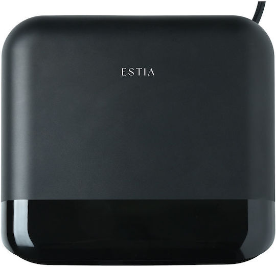 Estia Sandwich Maker with Non-Stick Removable Plates for 2 Toasts 800W Black & Inox