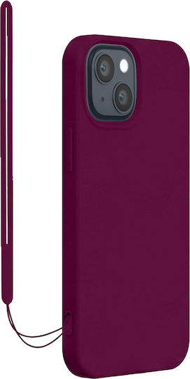 Bigben Interactive Back Cover Σιλικόνης Μπορντό (iPhone 14 Plus)