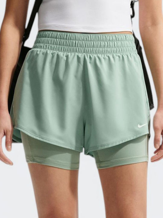 2-in-1 Women's High Waist Activewear Shorts Dri-Fit Steam