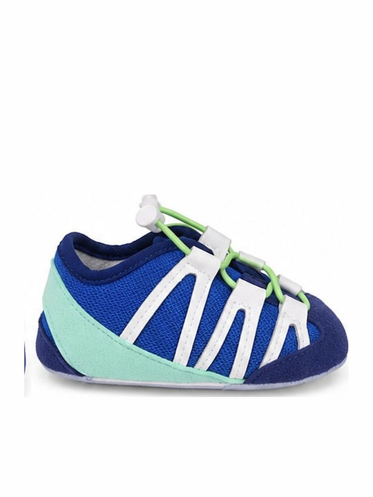 Panino Βρεφικά Sneakers Αγκαλιάς Μπλε
