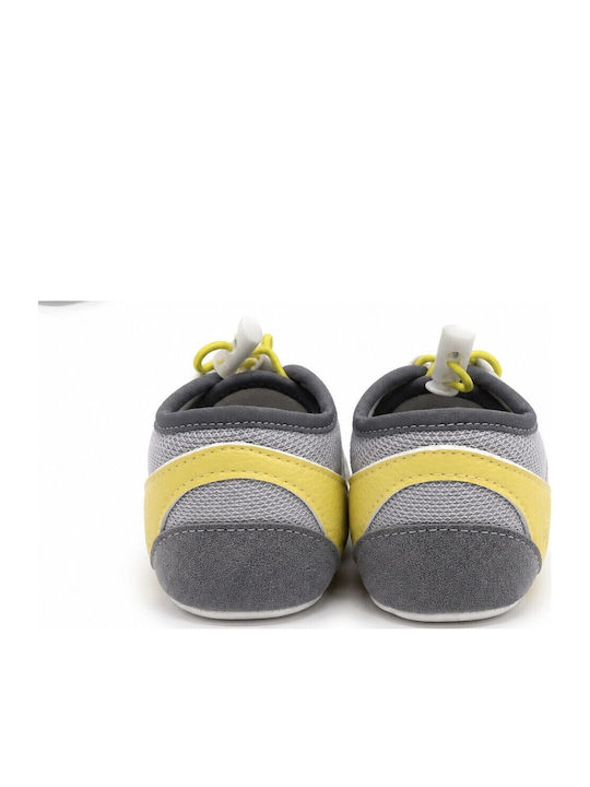 Panino Βρεφικά Sneakers Αγκαλιάς Γκρι