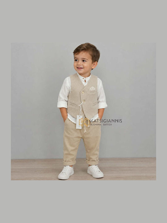 Guy Laroche Βαπτιστικό Κοστούμι για Αγόρι 6τμχ