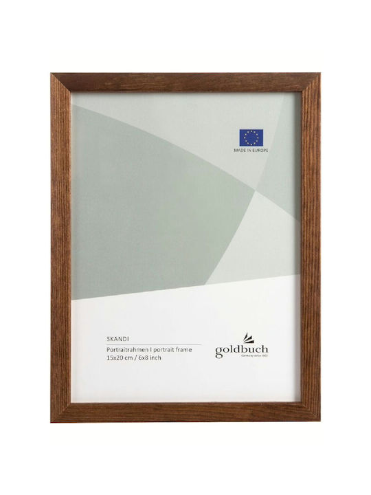The Paper Box Wooden Photo Frame with Brown Frame Colour