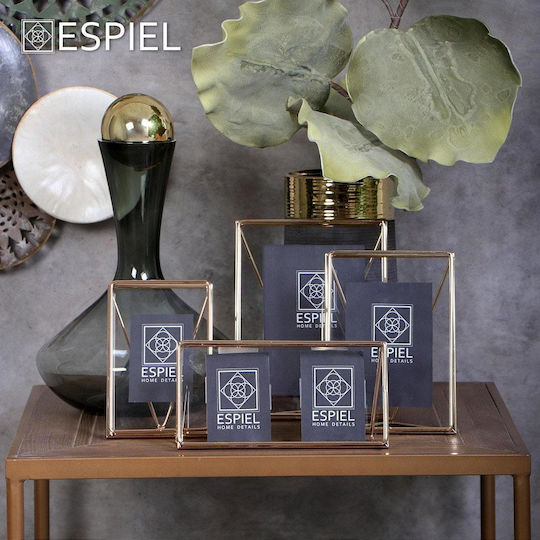 Espiel Κορνίζα Μεταλλική με Χρυσό Πλαίσιο