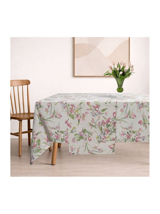 Dimeco Tablecloth Floral 140x260cm