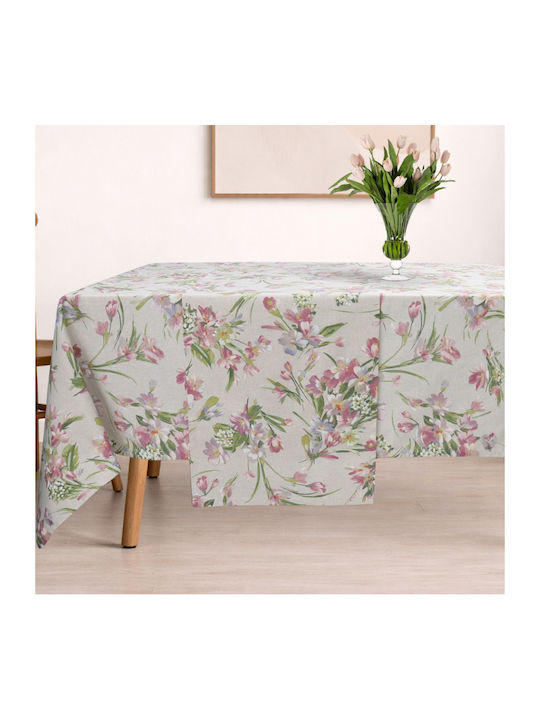 Dimeco Tablecloth Floral 140x260cm