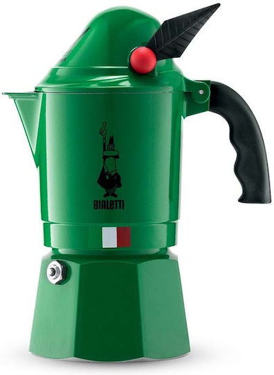 Bialetti Break Alpina Кафеварка За Еспресо 3 Чаши Зелена
