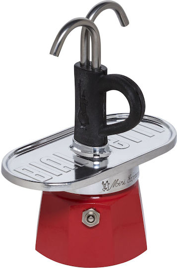 Bialetti Mini Italia Espressokocher Für Den Herd 2 Tassen Mehrfarbig