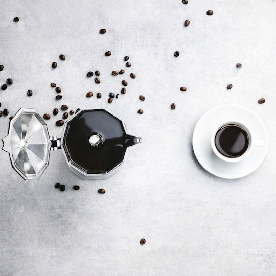 Coffee maker Electric Stovetop Espresso Pot for Silver