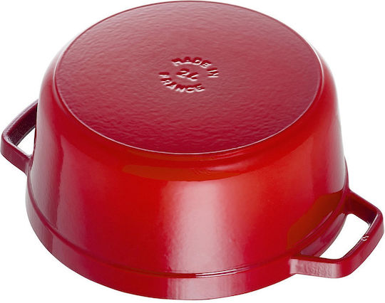 Staub Βαθιά Κατσαρόλα από Μαντέμι 2.6lt / 22cm