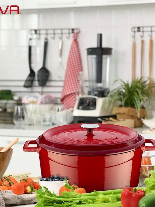 Ready Deep Pot made of Cast Iron 9.8lt / 32cm