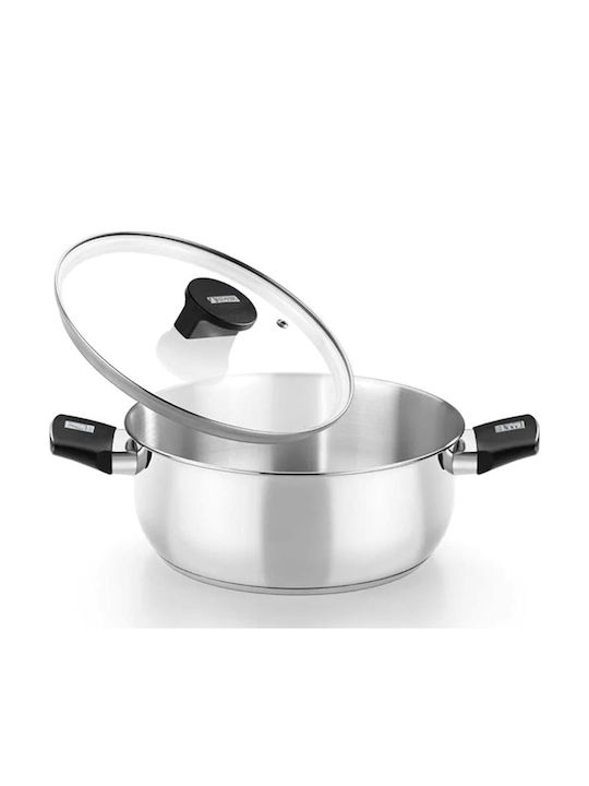Monix Βαθιά Ανοξείδωτη Κατσαρόλα 24cm
