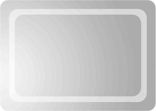 vidaXL Badezimmerspiegel Led 70x50cm Transparent
