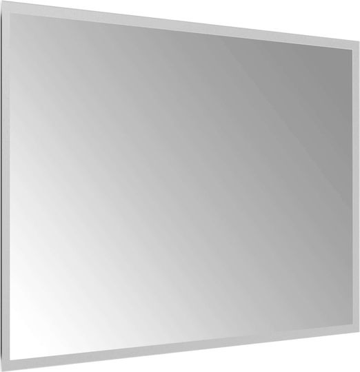 vidaXL Огледало за баня LED 70x50cm Прозрачен