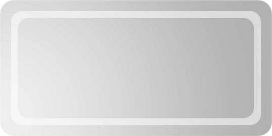 vidaXL vidaXL Bathroom Mirror Led 100x50cm Transparent