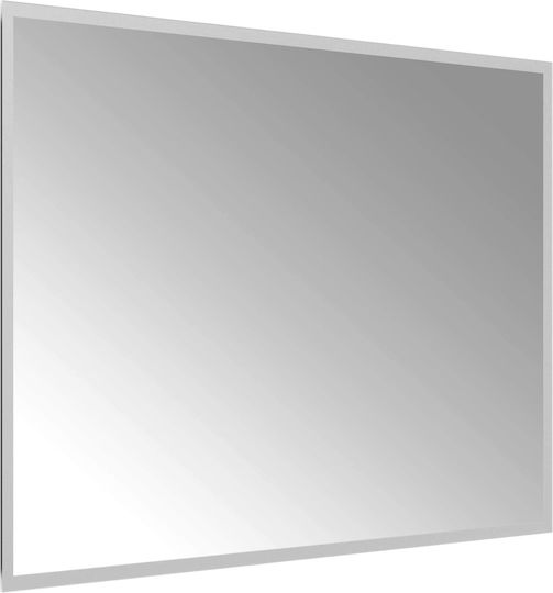 vidaXL Καθρέπτης Μπάνιου Led 80x60cm Διάφανος