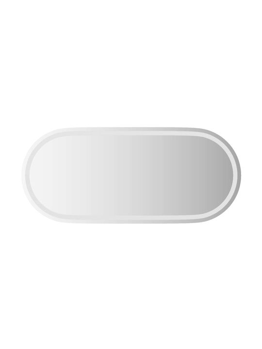 vidaXL Badezimmerspiegel Led 100x45cm Transparent