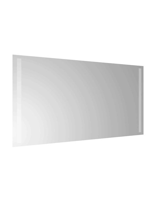vidaXL Badezimmerspiegel Led 80x40cm Transparent