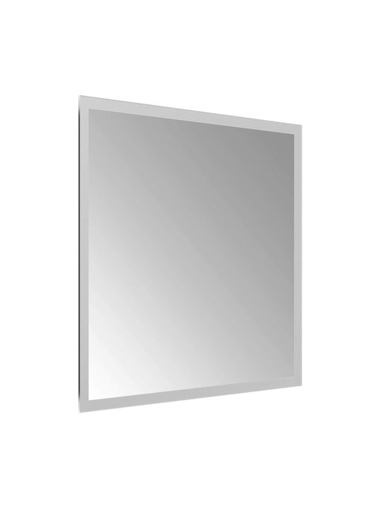 vidaXL Bathroom Mirror Led 40x40cm Transparent